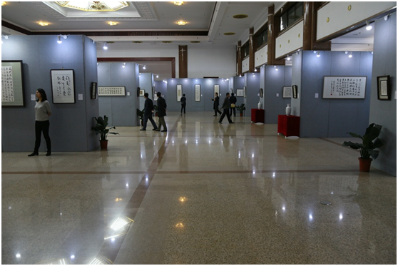 书法家姜洪作品个展在民族文化宫举行