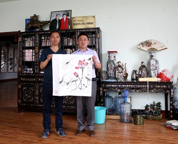 访白石画院院长赵贵明先生