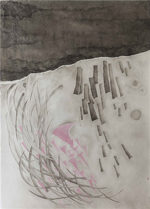 《穿行》李蕾个人作品展在798宋洋美术开幕