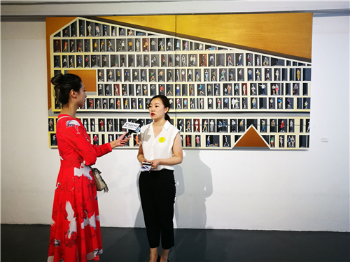 往来8000℃·中外艺术家联展开幕现场