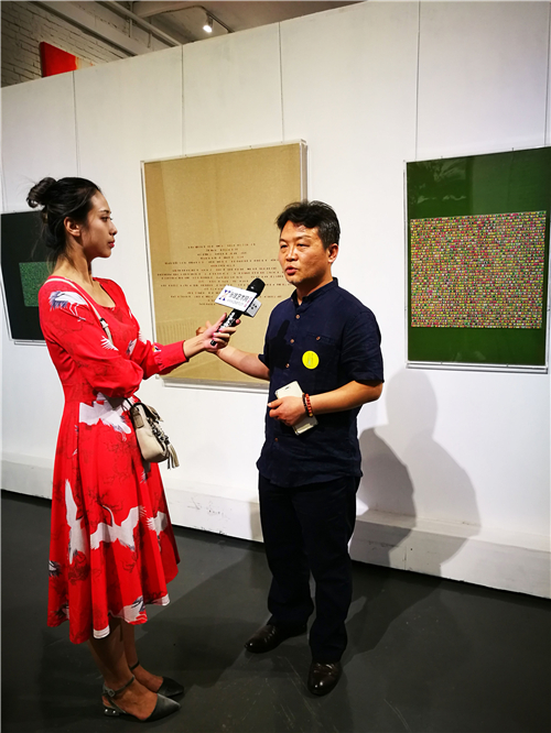 往来8000℃·中外艺术家联展开幕现场