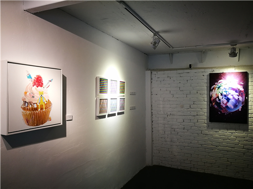 往来8000℃·中外艺术家联展开幕现场