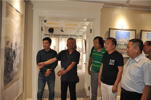 “一带一路·丝路心桥”——中国画院天祝采风团汇报展开幕