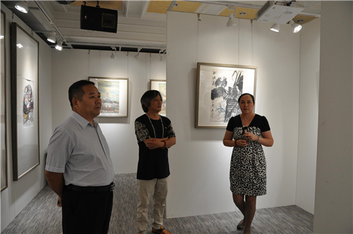 “一带一路·丝路心桥”——中国画院天祝采风团汇报展开幕