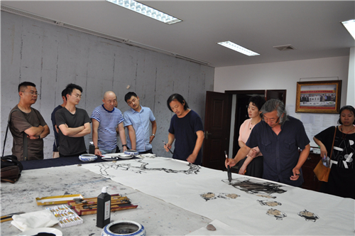 “一带一路·丝路心桥”——中国画院天祝采风团汇报展开幕