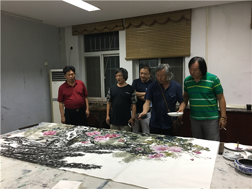 “一带一路·丝路心桥”——中国画院天祝采风团汇报展开幕