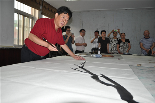 “一带一路·丝路心桥”——中国画院天祝采风团汇报展开幕