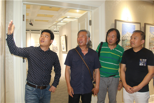 “一带一路·丝路心桥”——中国画院天祝采风团汇报展开幕