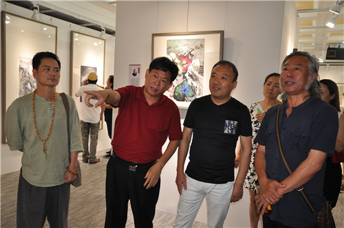 “一带一路·丝路心桥”——中国画院天祝采风团汇报展开幕