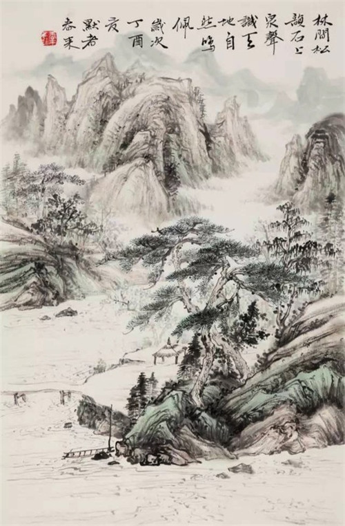 “墨以载道—萧春来书画作品展”开幕
