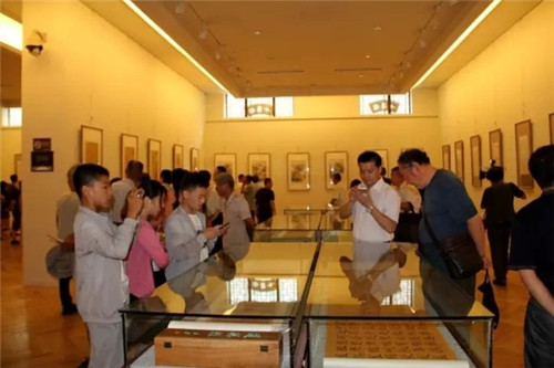 “墨以载道—萧春来书画作品展”开幕