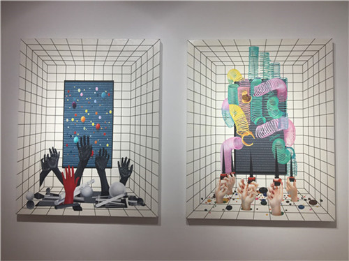空间再造-胡楠个展在798艺术区北极熊画廊开幕