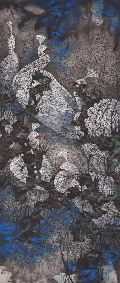 “心顺花开--赵治平”-“花见随形-赵怡文”中国画作品展