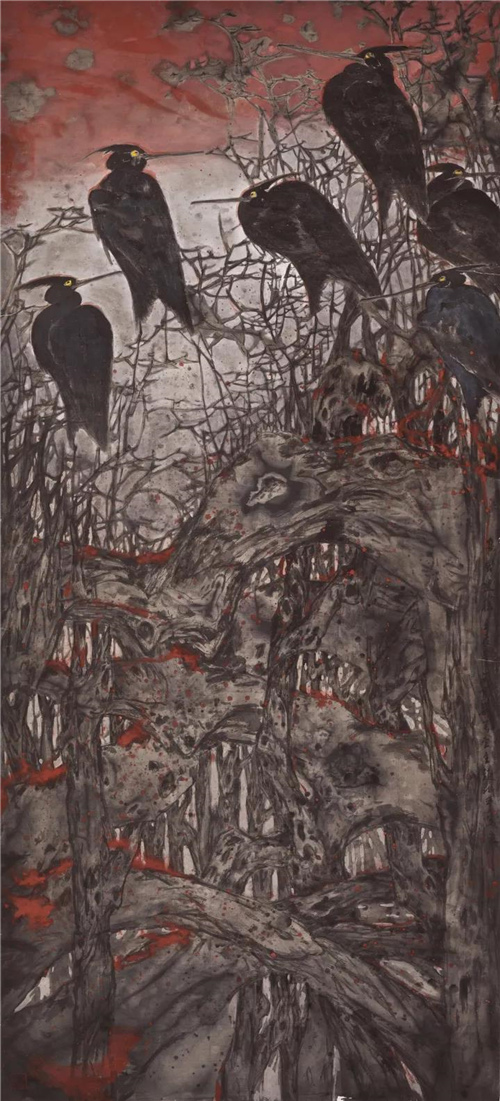 “心顺花开--赵治平”-“花见随形-赵怡文”中国画作品展
