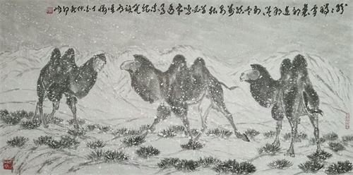 书画家祁峰:神笔一支绘乾坤