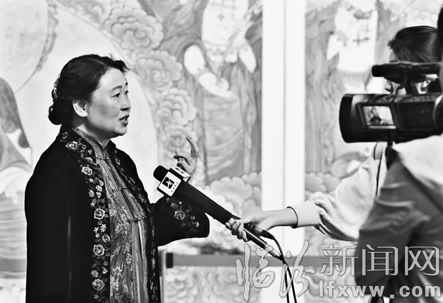临汾梅莹:她,令壁画涅槃重生.......