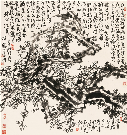 君子赋—梅兰竹菊四人作品展保定首展即将开幕