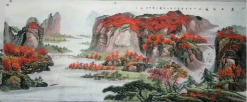 当代实力派山水画家~刘京河