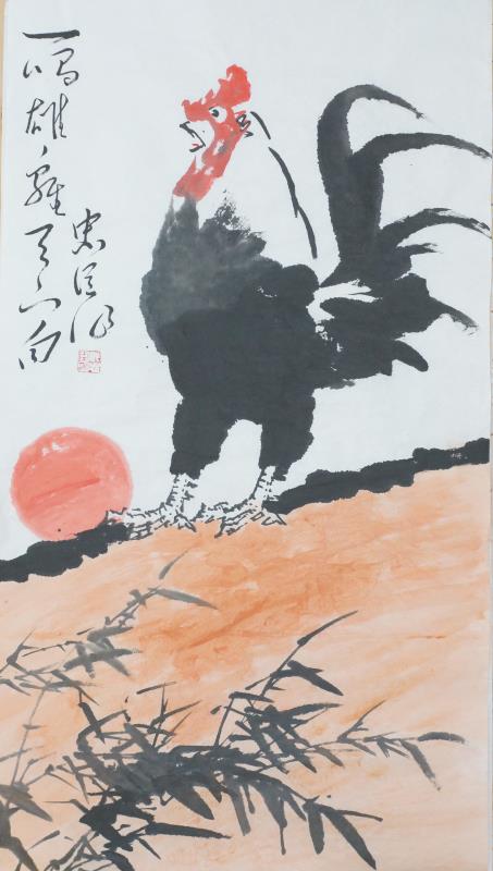 纪念井冈山会师九十周年 成忠臣毛体书风暨红色国画巡回展走进南京
