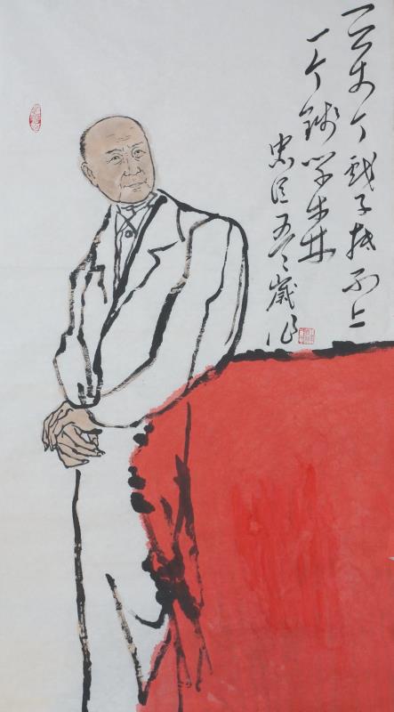 纪念井冈山会师九十周年 成忠臣毛体书风暨红色国画巡回展走进南京