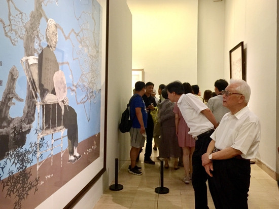 纪念何香凝先生诞辰140周年暨首届“香凝如故”全国美术作品展在京开幕