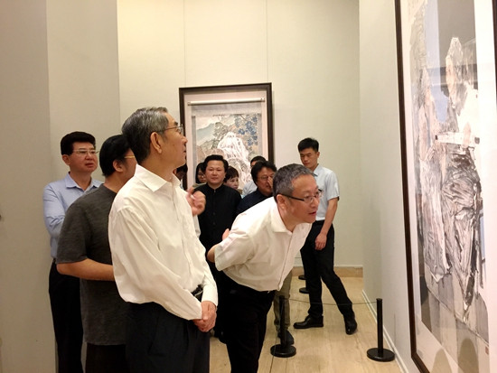 纪念何香凝先生诞辰140周年暨首届“香凝如故”全国美术作品展在京开幕