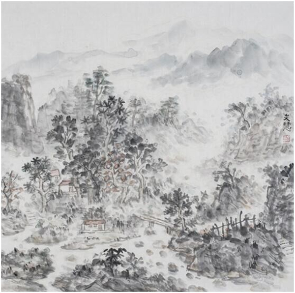 大气磅礴 一近张文慧的山水画艺术