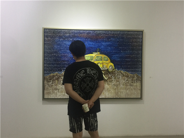 刘威绘画作品展《拒绝丛林世界》亮相于北京虹墙艺术画廊