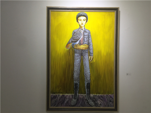 刘威绘画作品展《拒绝丛林世界》亮相于北京虹墙艺术画廊