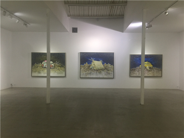 刘威绘画作品展《拒绝丛林世界》亮相于北京虹墙艺术画廊