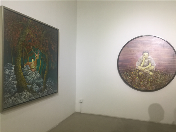 刘威绘画作品展《拒绝丛林世界》亮相于北京虹墙艺术画廊