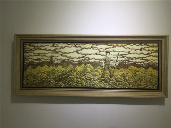 刘威绘画作品展《拒绝丛林世界》亮相于北京虹墙艺术画廊