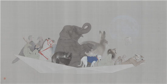 江上拂影——江宏伟 高茜 沈宁作品展