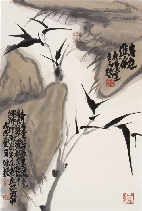 品——伯揆画竹展览作品先睹为快