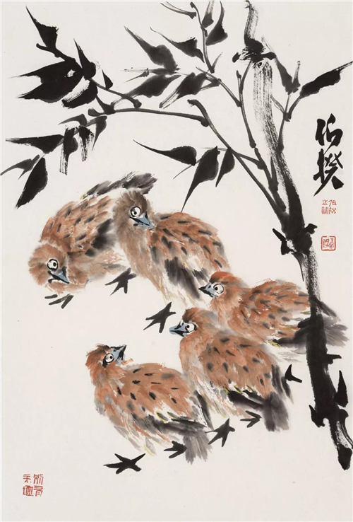 品——伯揆画竹展览作品先睹为快