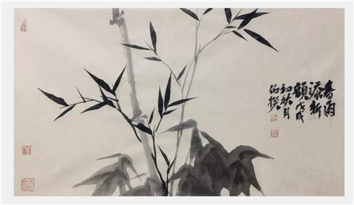 品——伯揆画竹展览作品先睹为快