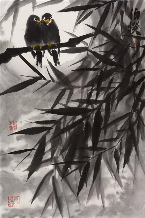 品——伯揆画竹展览作品先睹为快