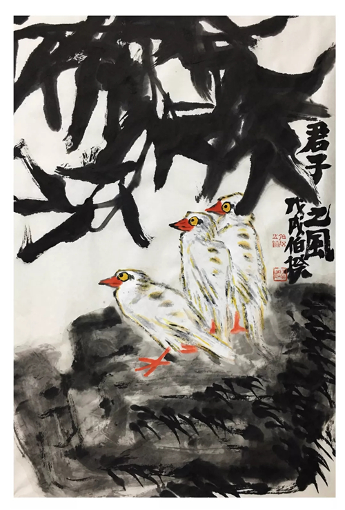 品——伯揆画竹展览作品先睹为快
