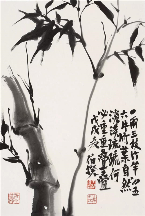 品——伯揆画竹展览作品先睹为快