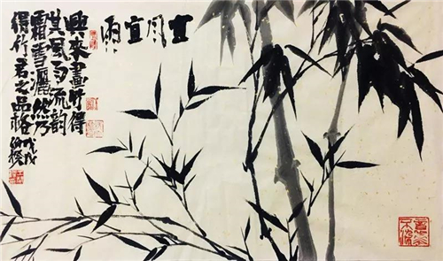 品——伯揆画竹展览作品先睹为快