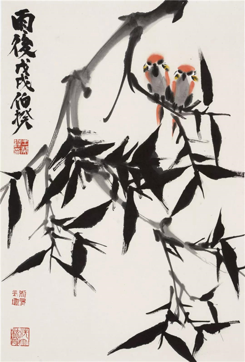 品——伯揆画竹展览作品先睹为快