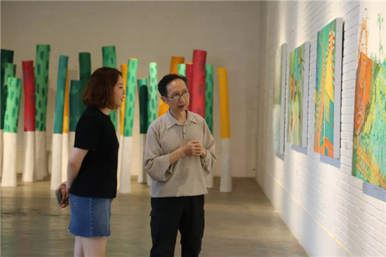 现场 | “异化景观:朱离子格作品展”开幕