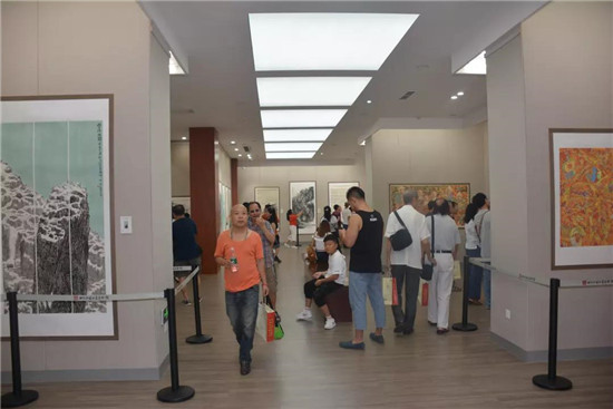 “通威杯首届‘笔墨精神’中国画网络大赛”颁奖典礼暨获奖作品展在四川开幕