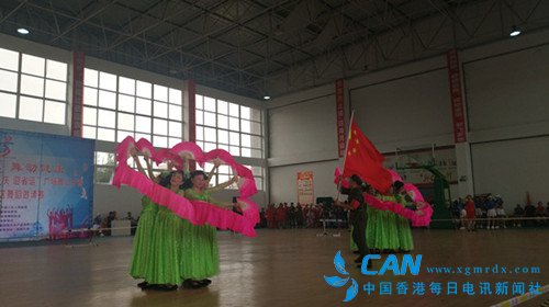 景德镇市昌江区举办“庆国庆 迎省运”广场舞公开赛