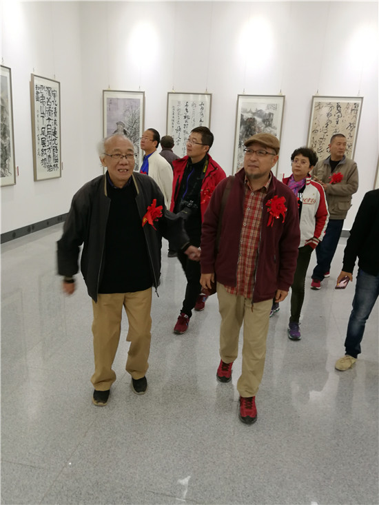 “沁园春·雪”书画邀请展在清涧北国风光风景区隆重开幕