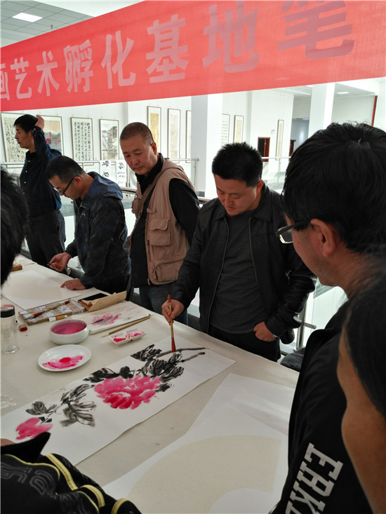 “沁园春·雪”书画邀请展在清涧北国风光风景区隆重开幕