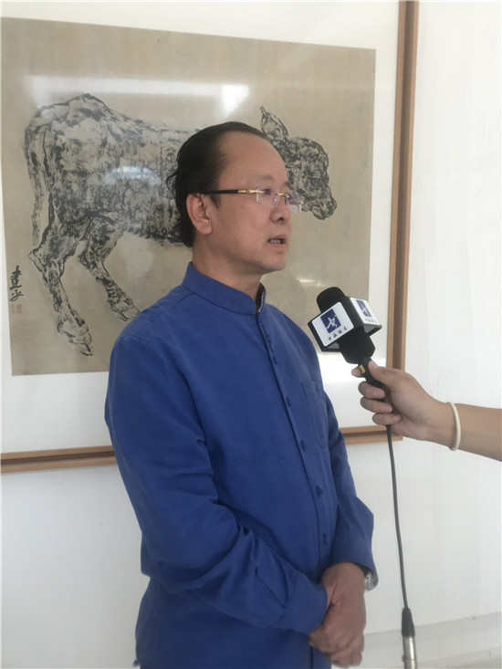 “沁园春·雪”书画邀请展在清涧北国风光风景区隆重开幕
