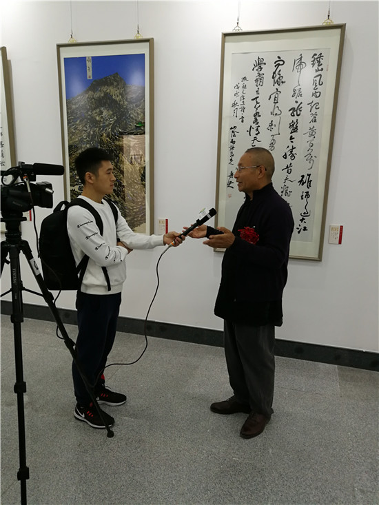 “沁园春·雪”书画邀请展在清涧北国风光风景区隆重开幕