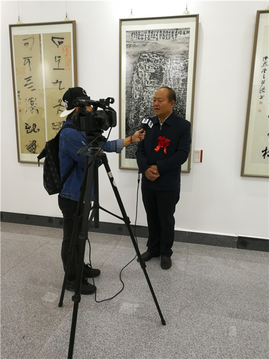 “沁园春·雪”书画邀请展在清涧北国风光风景区隆重开幕