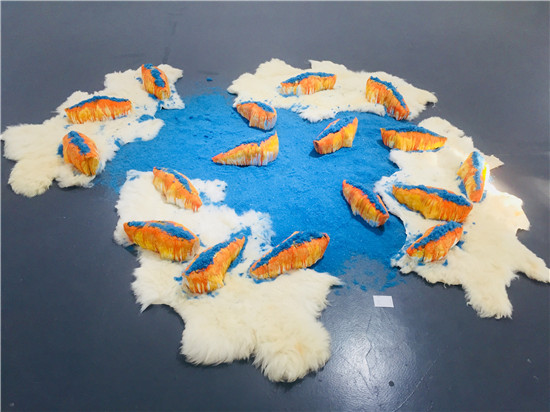 力·能-燕子青综合艺术展在798艺术区凤凰含章艺术中心举行